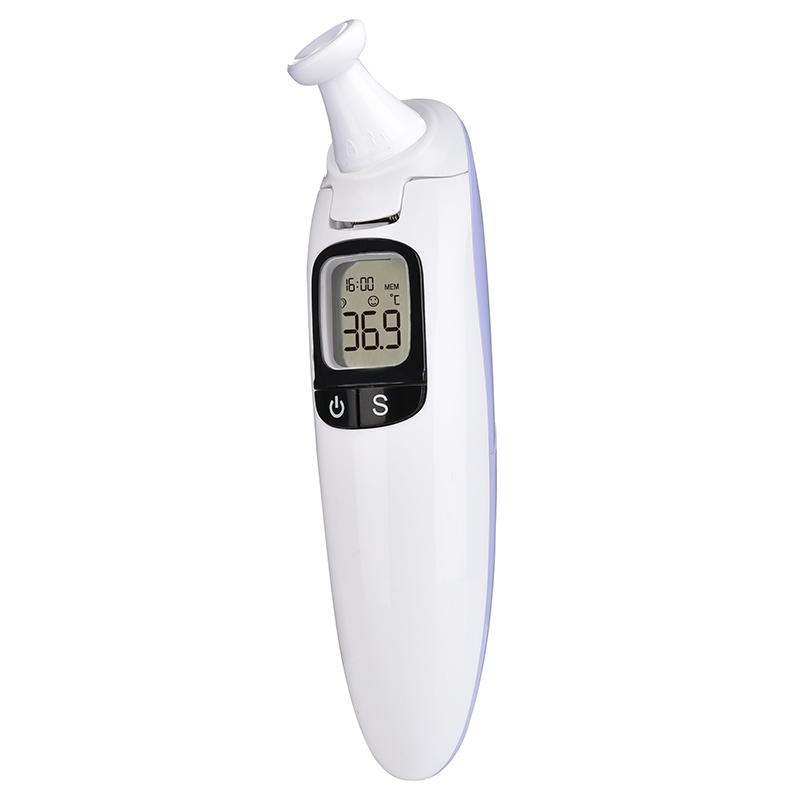 CE MDR Infrared Thermometer Multifungsi Infrared Telinga Lan Bathuk Thermometer 