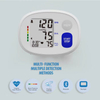 Tsev Neeg Siv Portable Blood Pressure Monitor Wrist Tensiometer Hoobkas