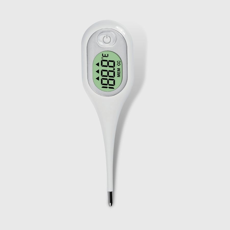 Ukuvunyelwa kwe-CE MDR I-Digital Thermometer Engangeni Manzi Ukufunda Okusheshayo Kunembile nge-Jumbo LCD