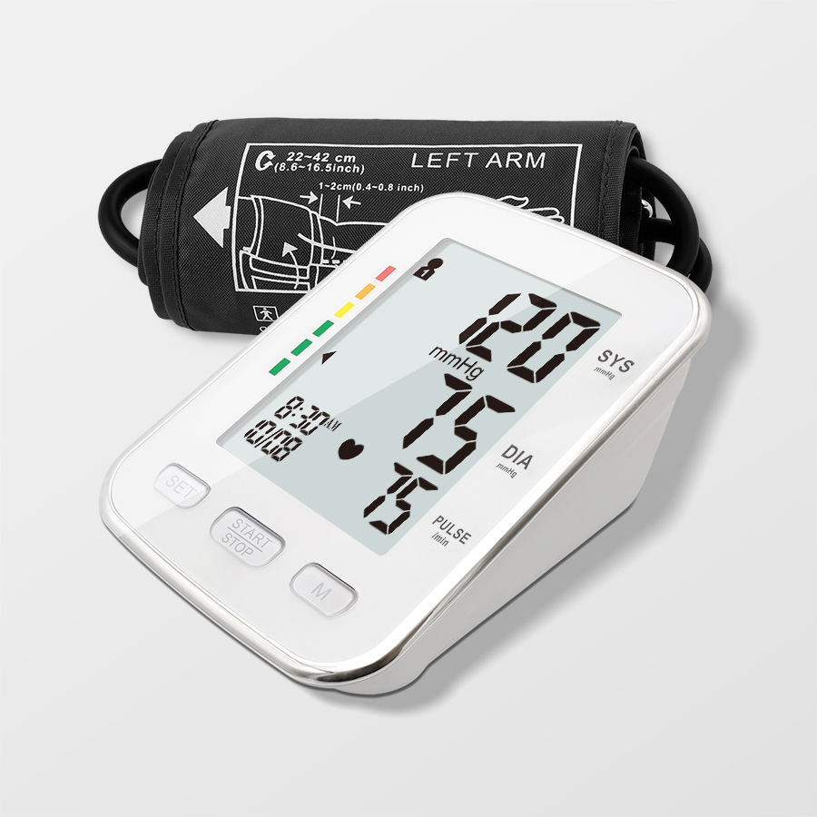 Monitor de presión arterial Bluetooth MDR CE Extra LCD con retroiluminación