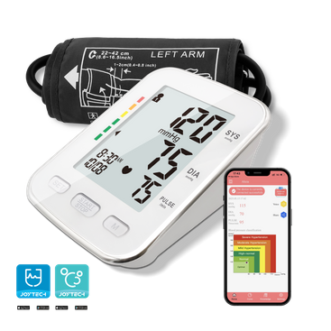 Monitor Tekanan Darah Bluetooth kanthi LCD Gedhe Smart Cuff BP Monitor