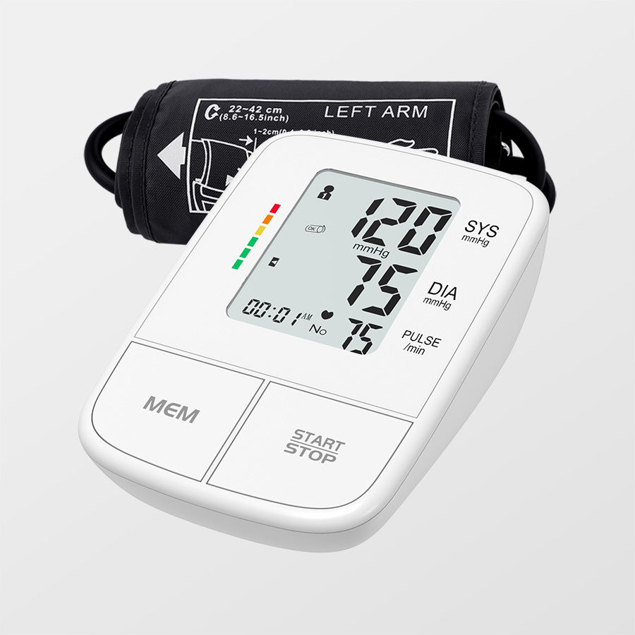 Dispositivo de coidados de saúde orixinal a prezo de fábrica Monitor de presión arterial con manguito grande