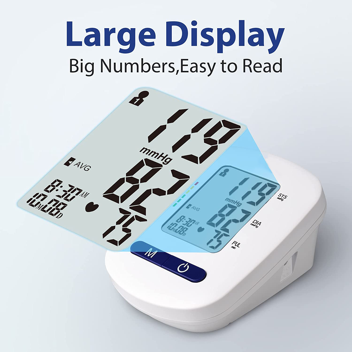 Medizinesch Blutdrockmonitor Bluetooth Home Benotzt Stëmm Digital Tensiometer