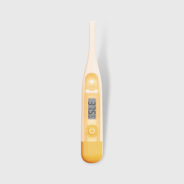 CE MDR-godkjent termometer Transparent digitalt termometer med stiv spiss for feber