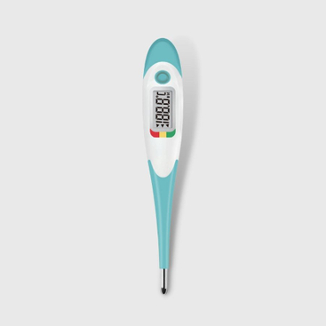 Natančen digitalni termometer s prilagodljivo konico, odobritev CE MDR, hiter odziv za otroke