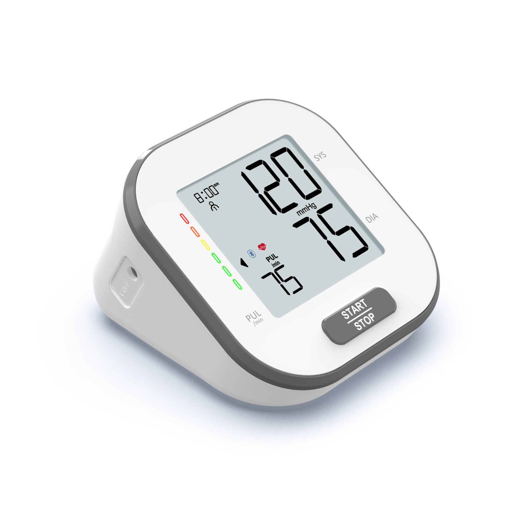 Monitor Tekanan Darah Mini Smart karo Bluetooth kanggo Gunakake Ngarep