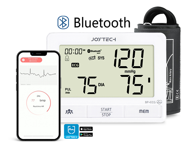 Joytech's Cutting-Edge ECG Blood Pressure Monitor - Tam sim no Kev Noj Qab Haus Huv Canada pom zoo!