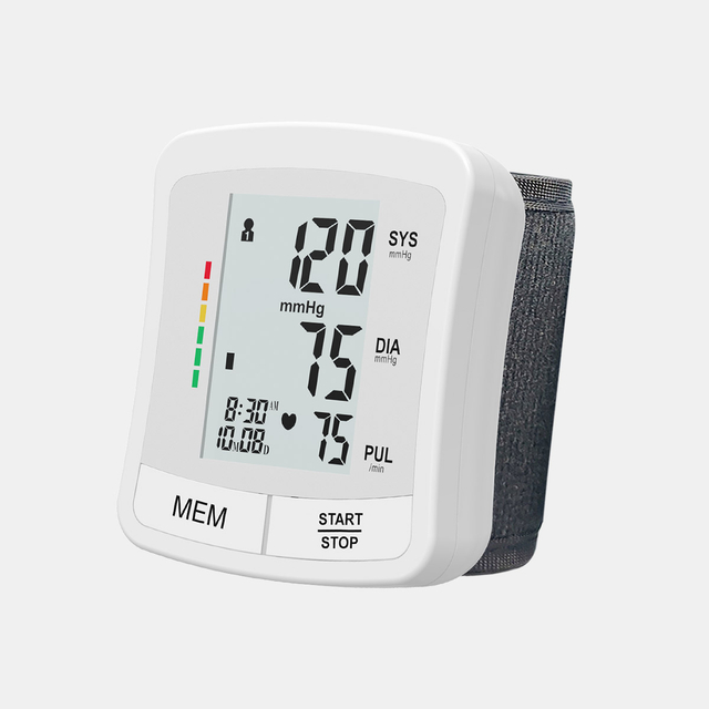 Avtomatski digitalni merilnik krvnega tlaka zapestni tenziometer, ki ga je odobril Mdr Ce, za domačo uporabo