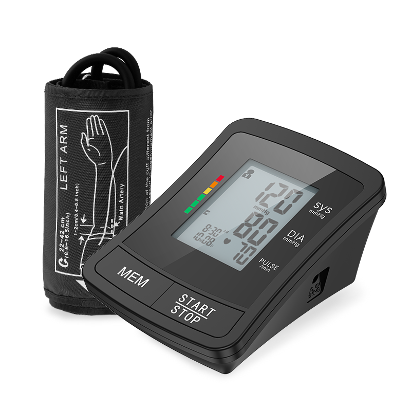 Outomatiese Elektroniese Digitale Bloeddrukmonitor Bo-arm bloeddrukmeter