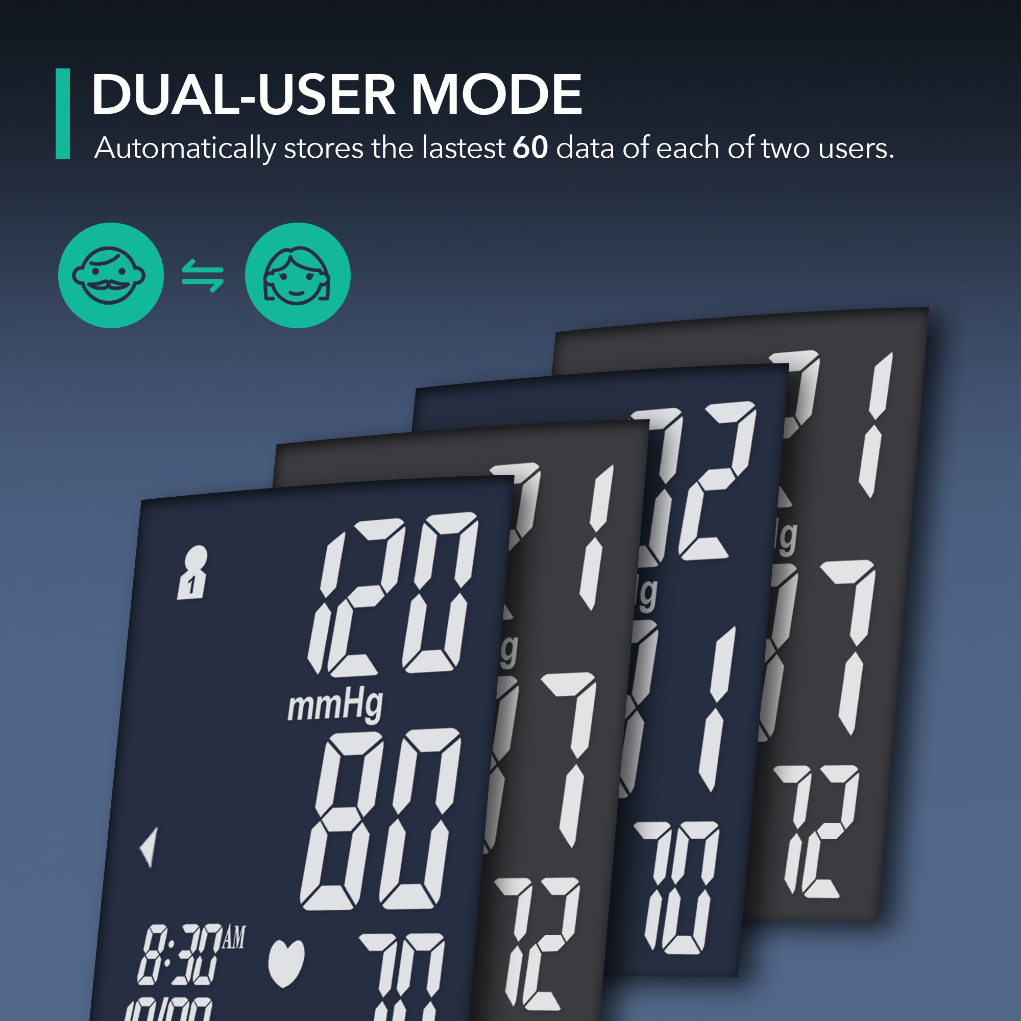 Monitor de presión arterial de pulso automático portátil aprobado por Mdr Ce
