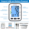 Bluetooth merilnik krvnega tlaka z osvetljenim govorečim digitalnim tenziometrom