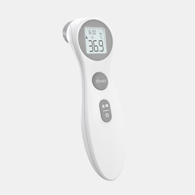 Безконтактен инфрачервен термометър за чело, одобрен от CE MDR, медицински пистолет за треска