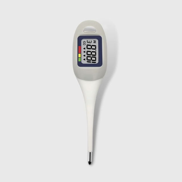 Гнучкий цифровий термометр із підсвічуванням із великим рідкокристалічним дисплеєм, схвалений CE MDR