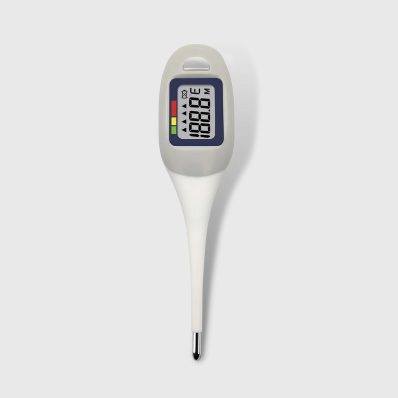 CE MDR Approved OEM Available Ennene LCD Flexible Digital Thermometer nga eriko ettaala y'emabega