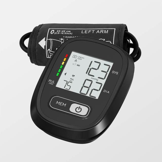 Nøyaktighet Medisinsk digitalt måleinstrument for blodtrykk på overarmen