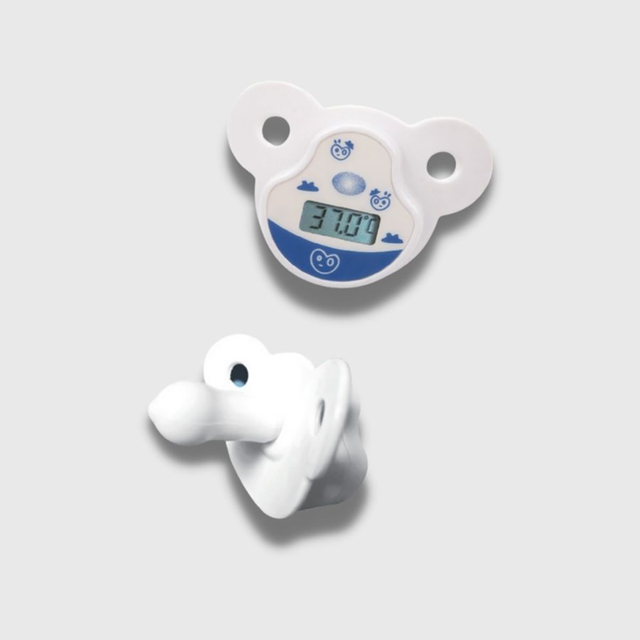 Termometer Bayi Dot Digital untuk Bayi Baru Lahir Periksa Termometer Bayi Gaya Puting Demam