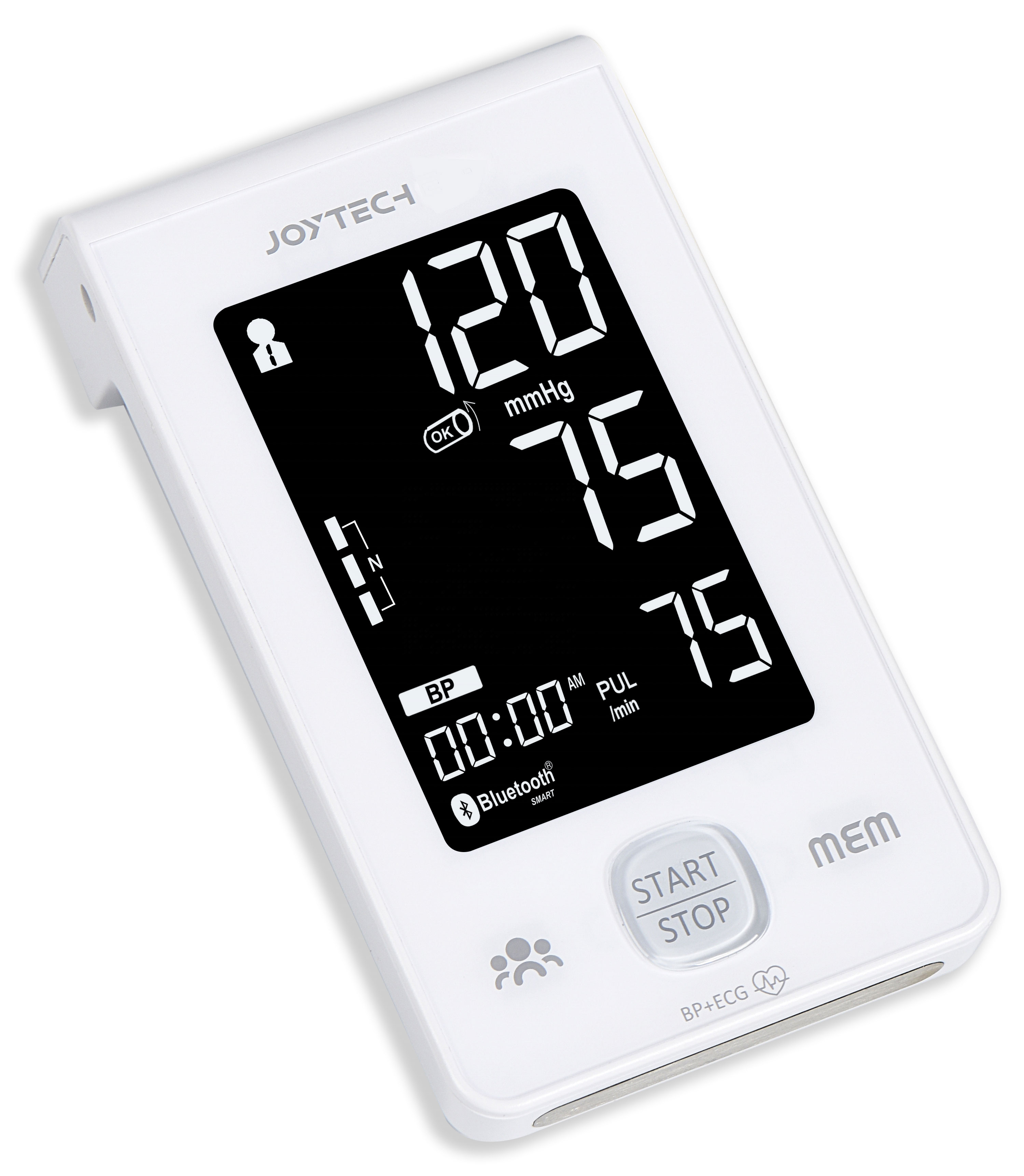 Inteligentni merilnik krvnega tlaka z izjemno velikim zaslonom in dvojnim napajanjem z EKG