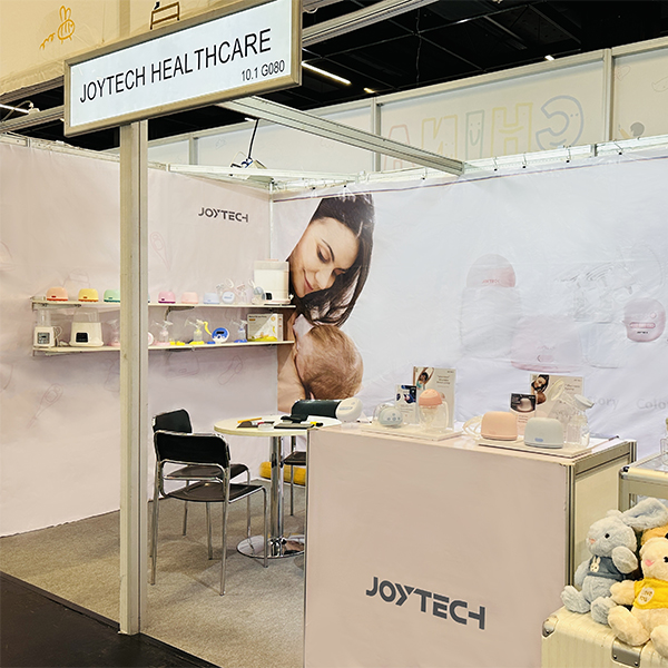 Joytech breast pump received a warm response at K+J in Cologne Germany