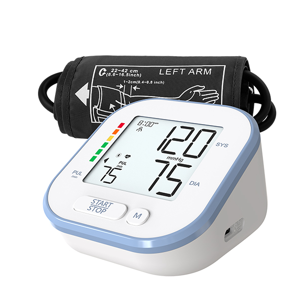 Monitor Tekanan Darah Digital Pengukur BP Lengan Atas Bluetooth MDR CE Produsen yang Disetujui