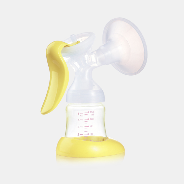 Portable Quiet Manual Breast Pump for Working Moms Hand Breast Pump