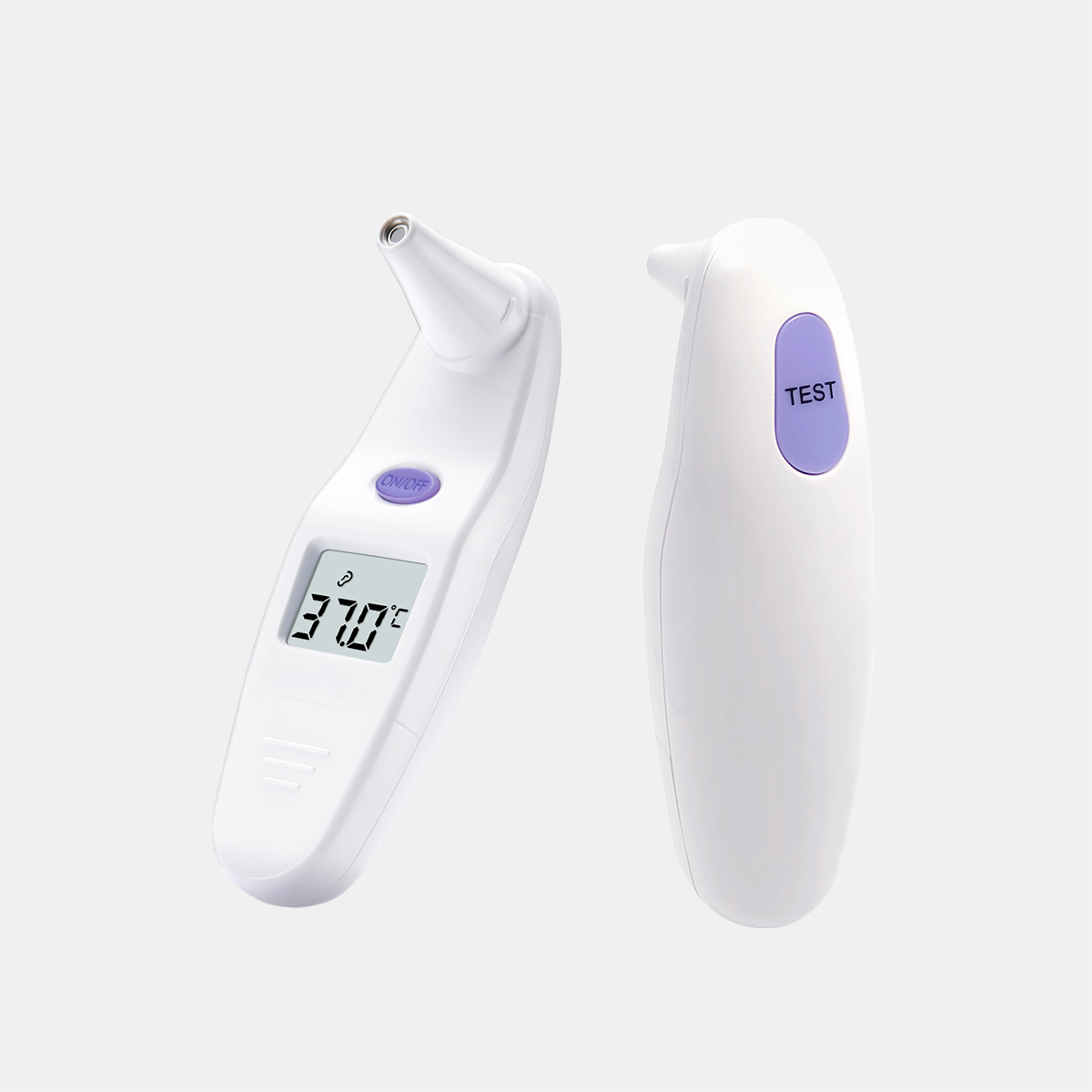 Termómetro de oído infravermello basal pequeno de Sejoy para a aprobación CE MDR de febre humana
