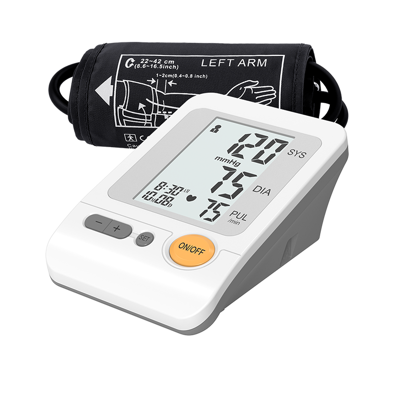L-FDA Approvat BP Elettroniku Upper Arm Diġitali Tensiometro Monitor tal-Pressjoni tad-Demm