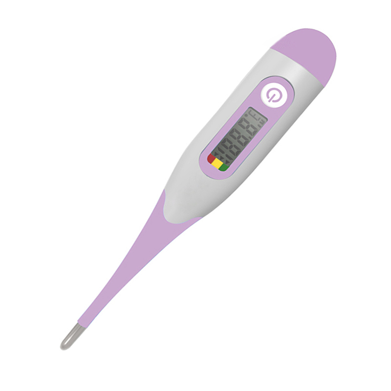 CE MDR зөвшөөрөгдсөн Гэрийн хэрэглээнд зориулсан ус нэвтэрдэггүй амны хөндийн термометр, уян хатан үзүүртэй дижитал термометр.