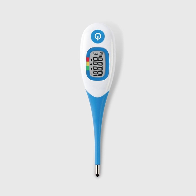 CE MDR мақұлдаған Bluetooth артқы жарығы нәресте мен ересектерге арналған сандық ауызша термометр 