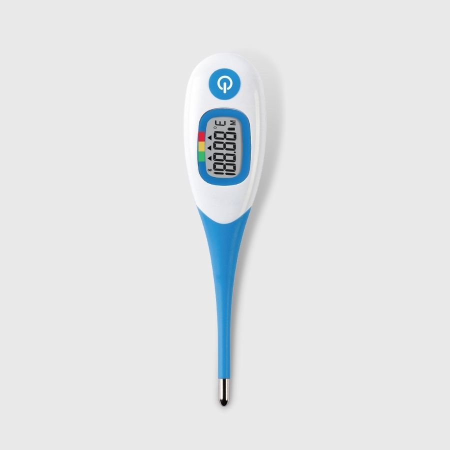 CE MDR nankatoavin'ny Bluetooth Backlight Digital Oral Thermometer ho an'ny zazakely sy olon-dehibe 