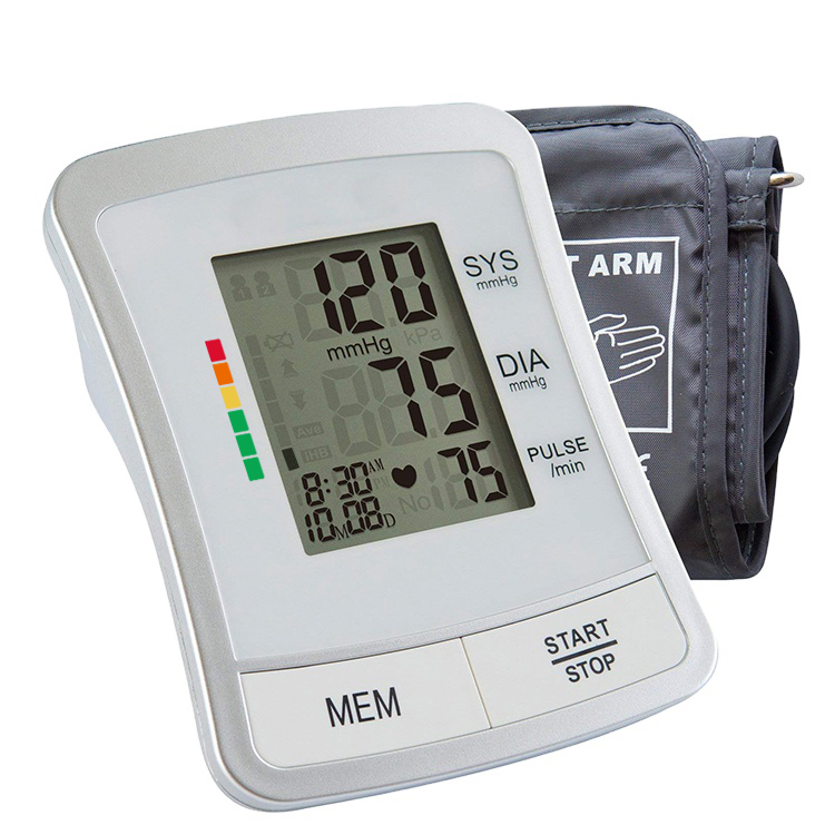 Друго домаќинство Домашна употреба Машина за проверка на висок крвен притисок со позадинско осветлување Bluetooth монитор за крвен притисок
