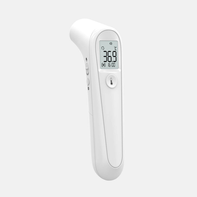 CE MDR Onaylı Temassız Tıbbi Dijital Kızılötesi Termometre Bebek Alın Termometresi