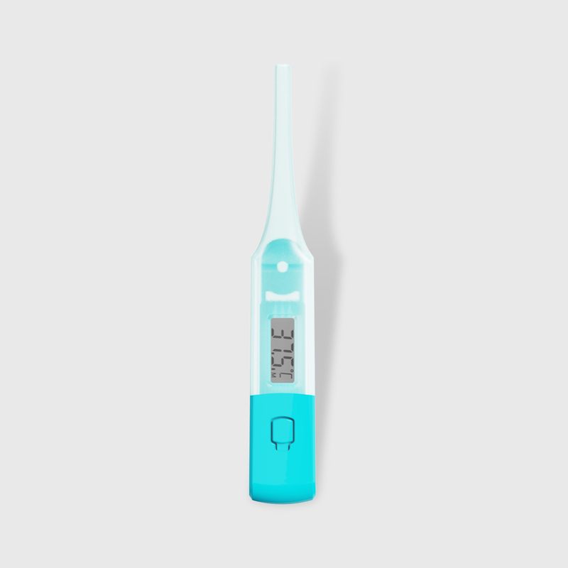CE MDR Approval Armpit Transparent Rigid Tip Thermometer សម្រាប់មនុស្សពេញវ័យ