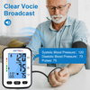 Monitor de tensiune arterială Bluetooth cu tensiometru digital vorbitor cu iluminare din spate