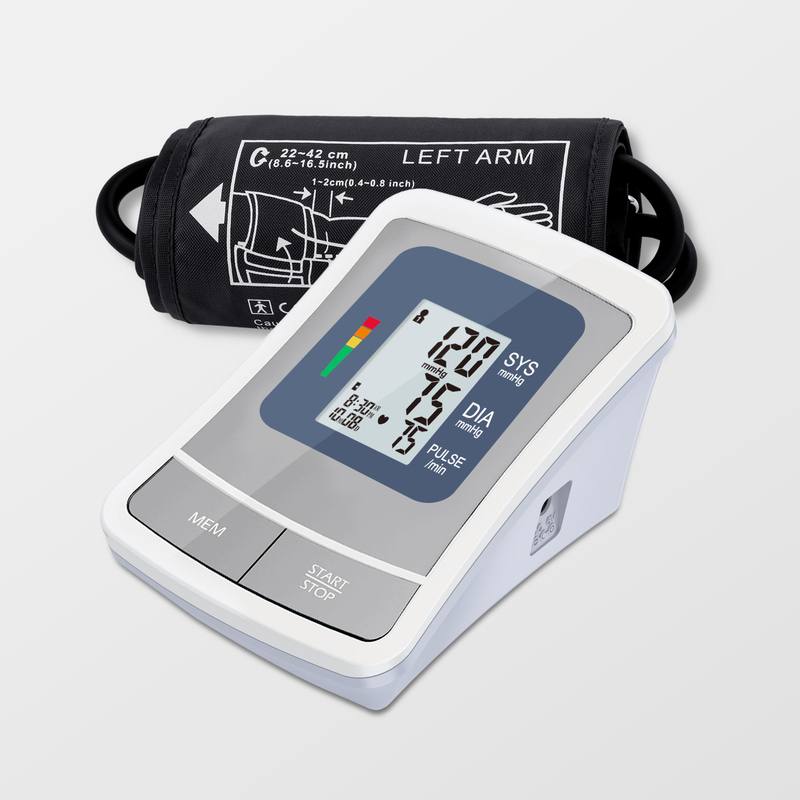 OEM ODM Monitor Tekanan Darah Digital Tensiometer Digital Meteran BP Lengan Atas