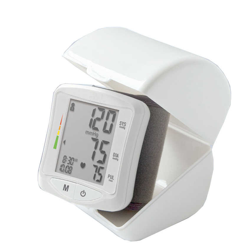 Pemantau Tekanan Darah Pergelangan Tangan OEM ODM Pengeluar Mesin Tekanan Darah Mudah Alih Digital Sphygmomanometer