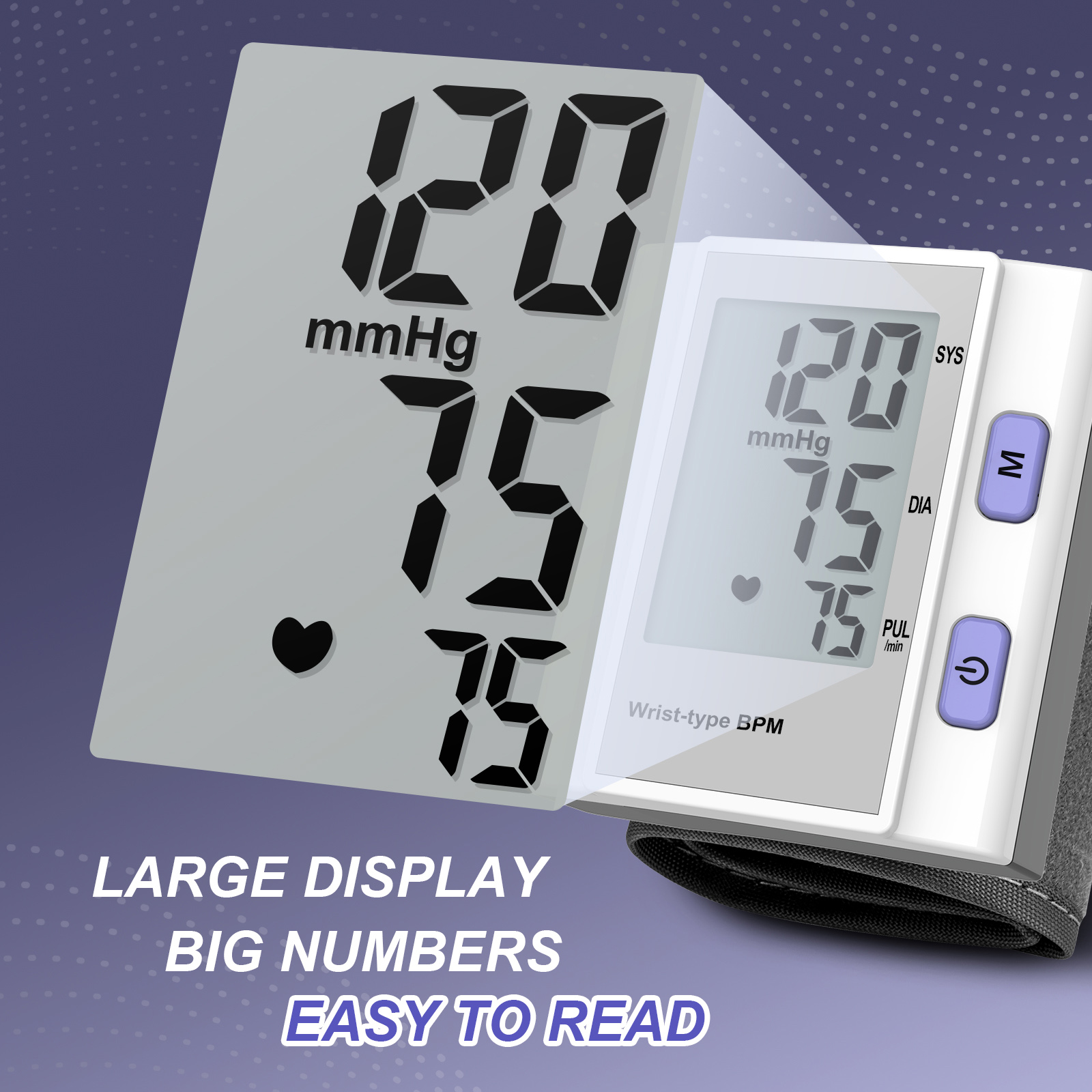 Automatic Digital Ɛlektrɔnik Nsateaa Mogya Nhyɛso Monitor Digital Tensiometer