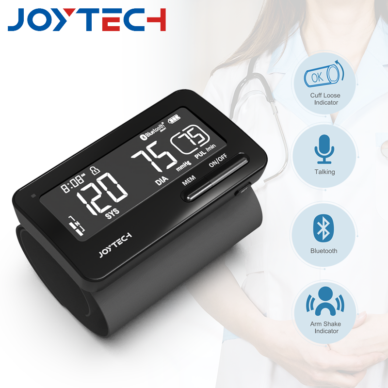 Monitoramento de pressão arterial de braço com design multifuncional inteligente de alta precisão com bateria de lítio recarregável de alta capacidade