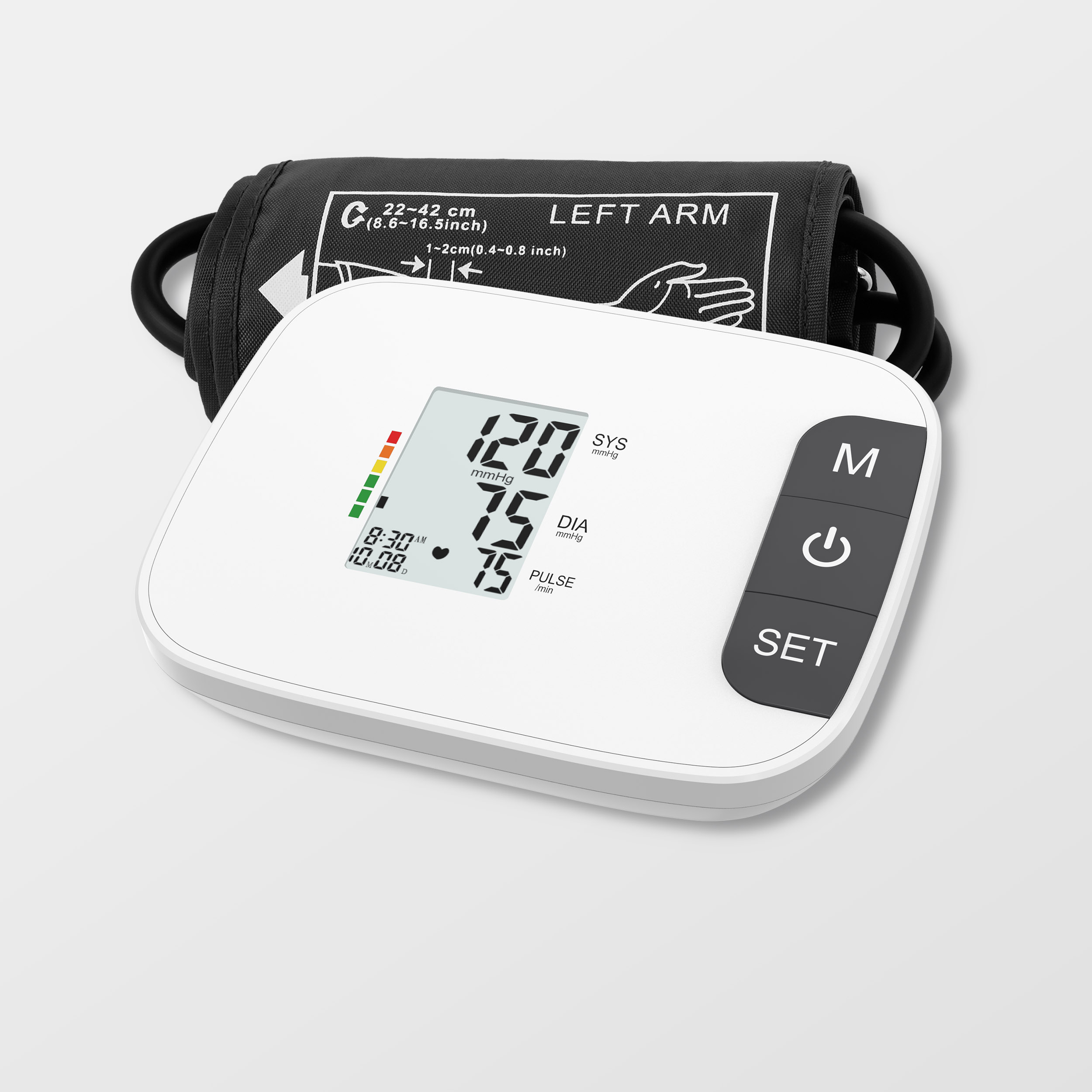 Kev Kho Mob Rechargeable Blood Pressure Monitor Rechargeable Digital Tensiometer