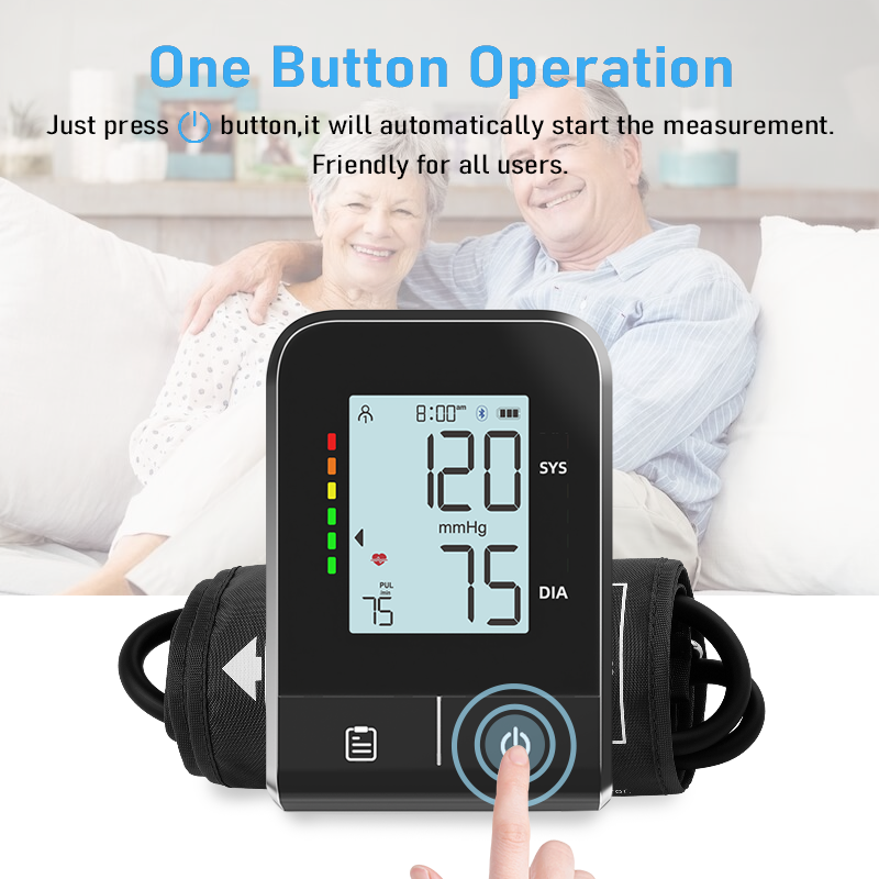 Nhà sản xuất máy đo huyết áp kỹ thuật số Bluetooth tự động trên cánh tay
