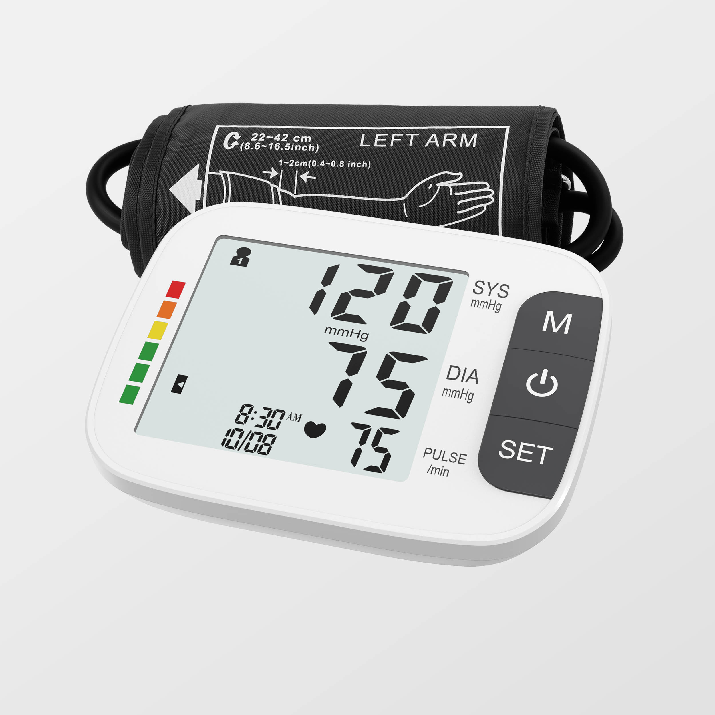Uređaj za kućnu medicinu, jednostavan za korištenje, Bluetooth glasovni instrument za mjerenje krvnog tlaka