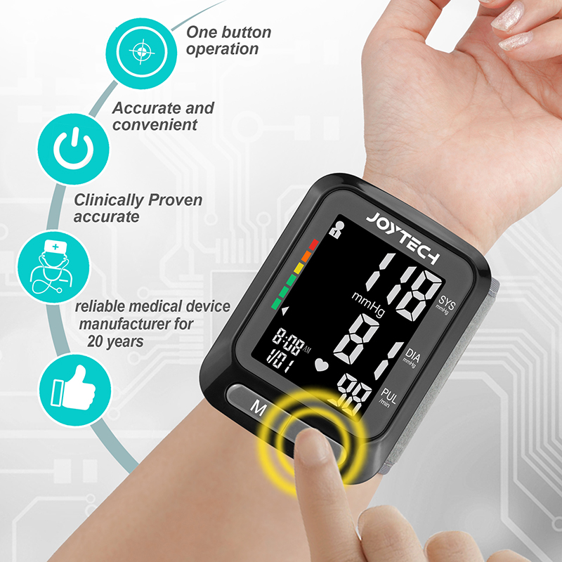 Iba Pang Gamit ng Sambahayan Healthcare Wrist Blood Pressure Monitor Digital Tensiometer Electonic Sphygmomanometer