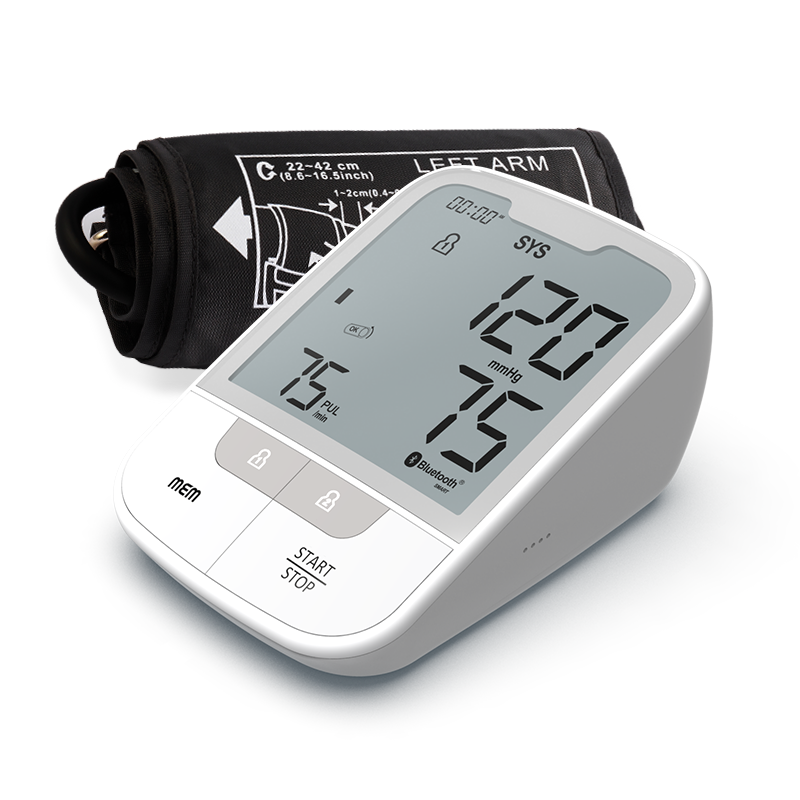 Precio de fábrica original aprobado por la FDA Máquina automática de presión arterial digital en la parte superior del brazo con manguito grande