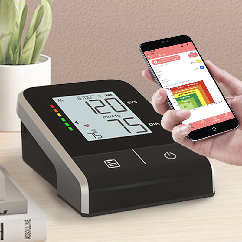 Overarm Automatisk Bluetooth Digitalt blodtryksmåler Producent