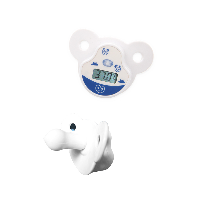 Termómetro de bebé de chupa digital para nacido pyahu Ejesareko peteĩ fiebre pezón termómetro de bebé estilo