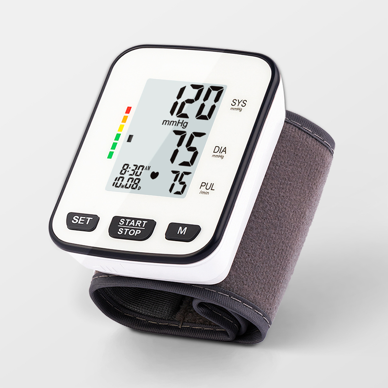 Logo tvorničke nabave Prilagodite digitalni tenziometar za mjerenje krvnog tlaka na zglobu