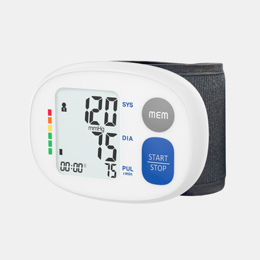 Household Use Portable Blood Pressure Monitor Wrist Tensiometer Factory