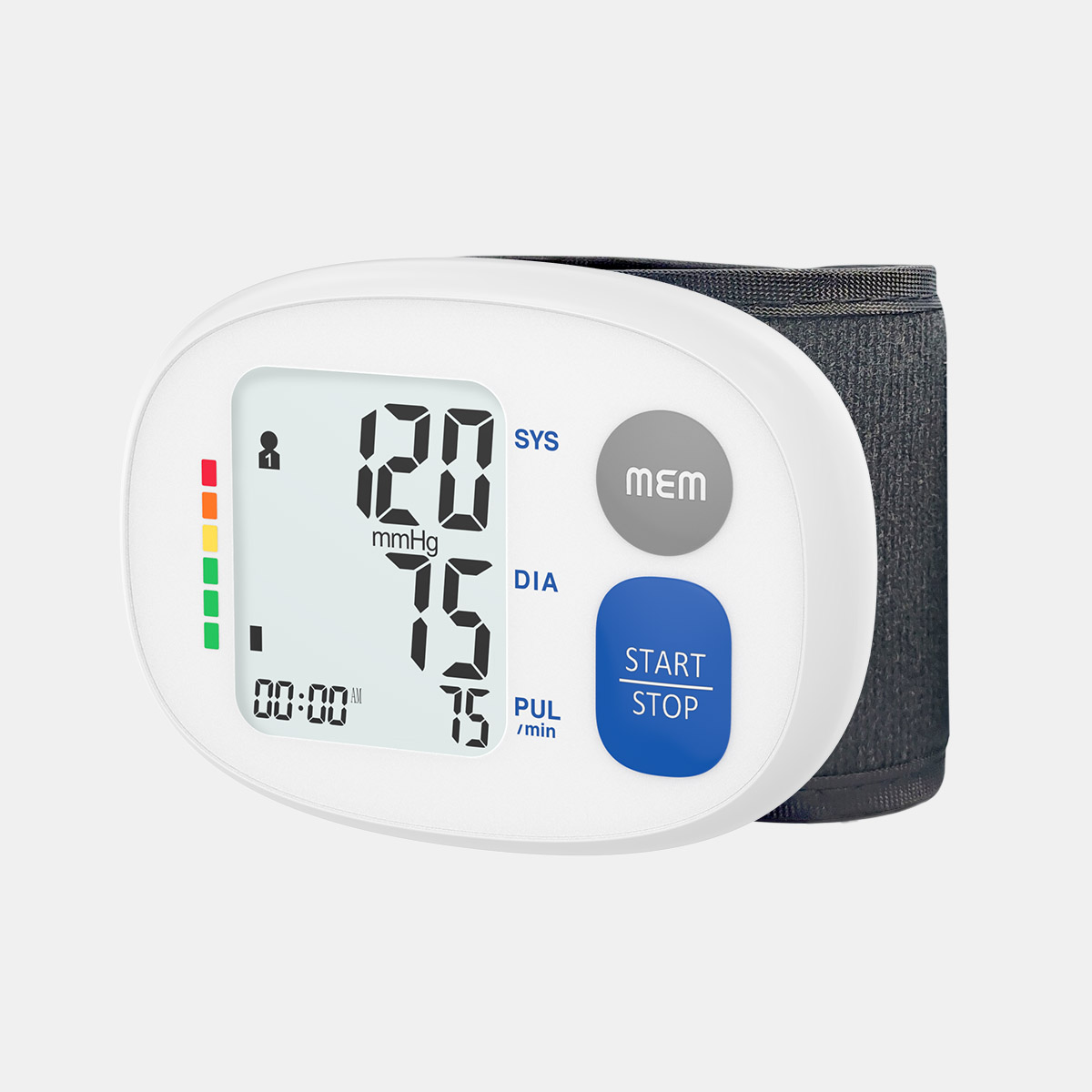 Household Use Portable Blood Pressure Monitor Wrist Tensiometer Factory
