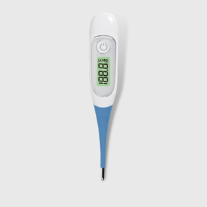 CE MDR mpfumelelo wa xihatla hlaya n’wana flexible tip electronic thermometer na backlight .