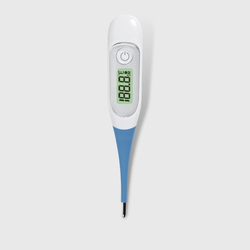 Zatwierdzenie CE MDR Elektroniczny termometr z elastyczną końcówką dla dzieci z natychmiastowym odczytem i podświetleniem
