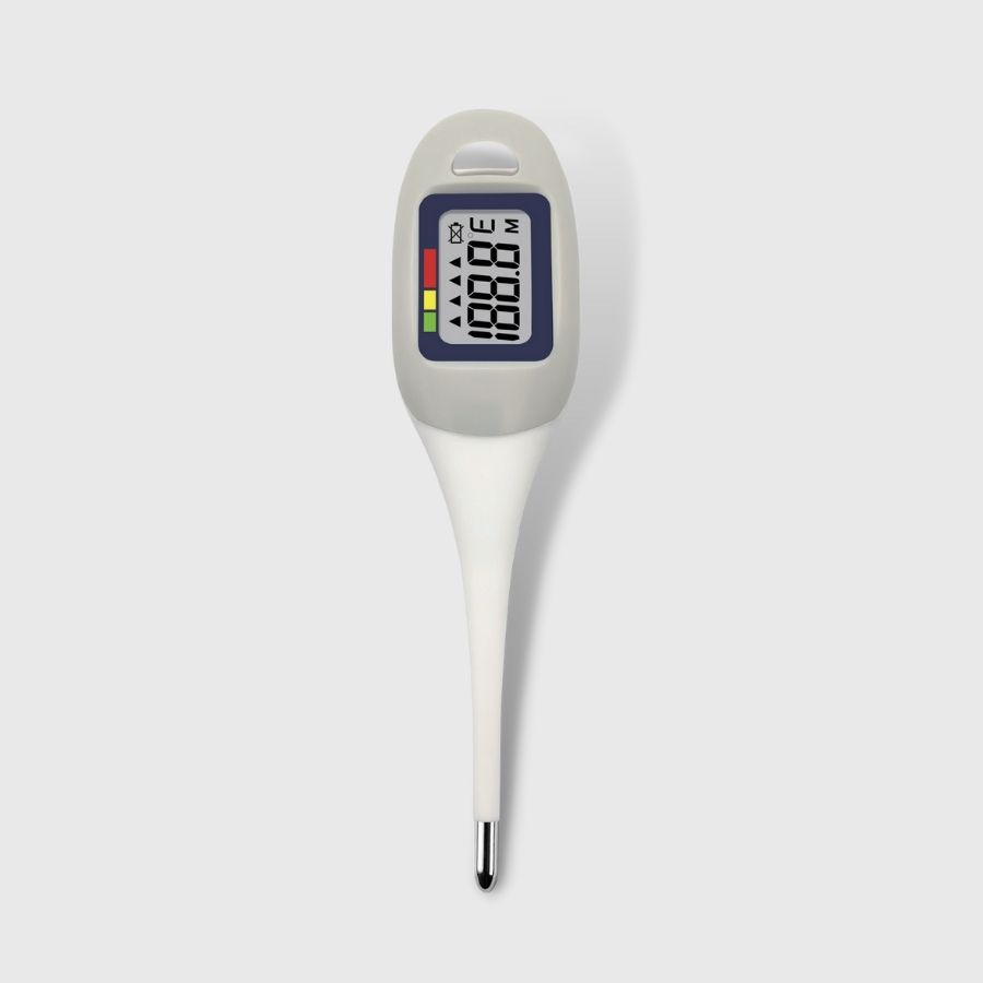 CE MDR Approved OEM Available LCD lian tak Flexible Digital Thermometer Backlight nei